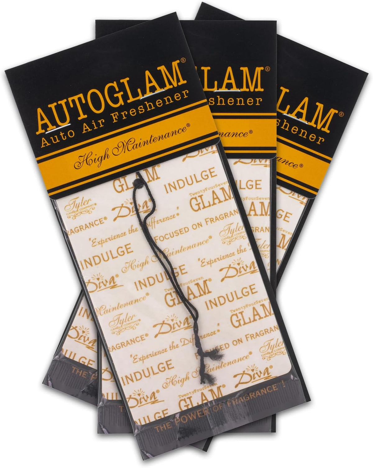 3 PACK AUTOGLAM AIR FRESHENER BY TYLER CANDLE COMPANY