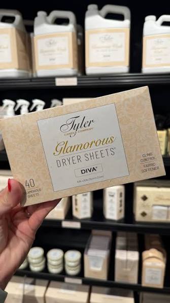 GLAMOROUS DRYER SHEETS