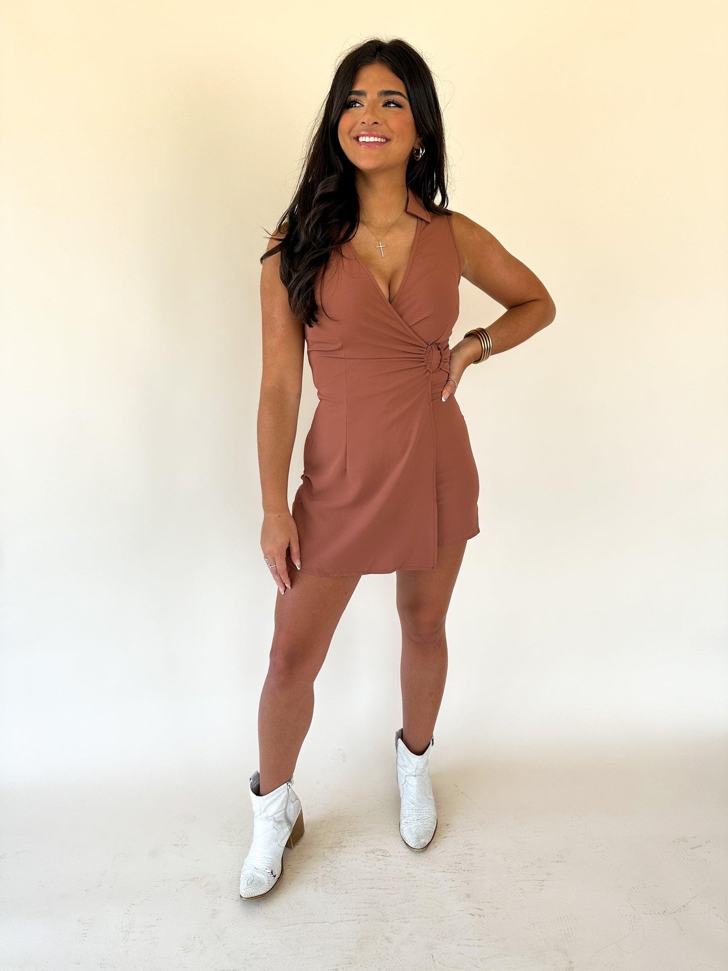 Wrap Front O-Ring Romper