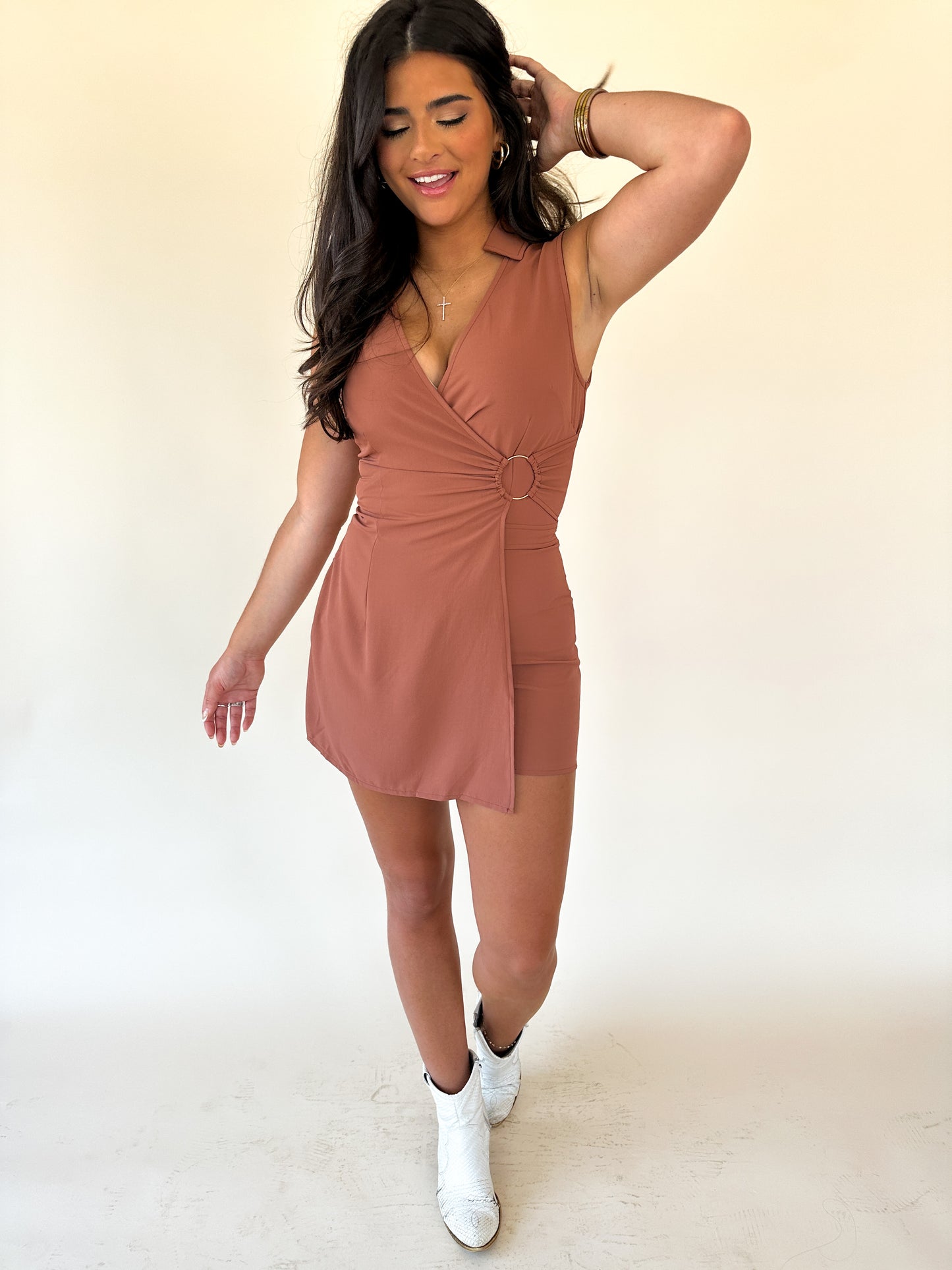 Wrap Front O-Ring Romper