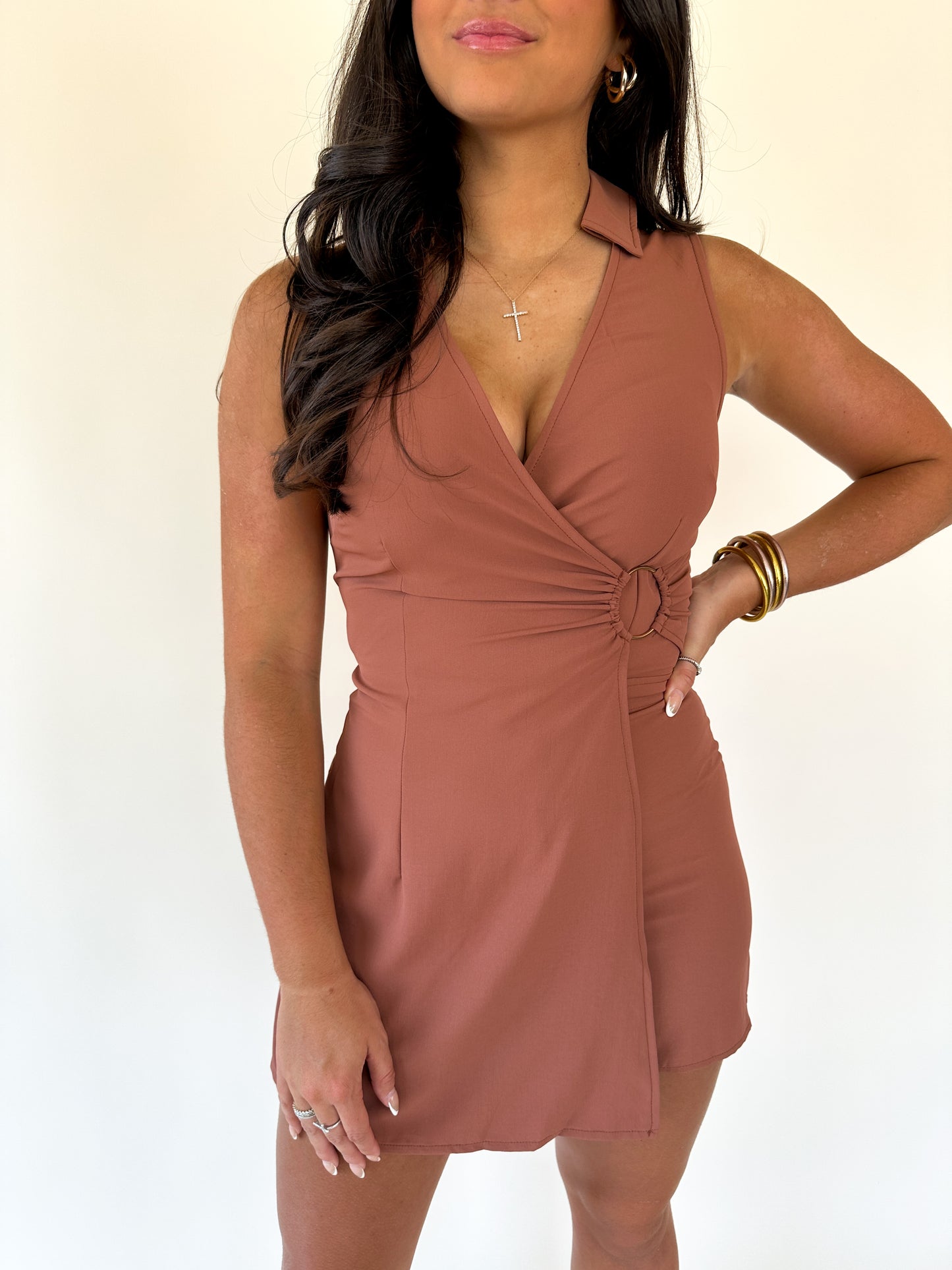 Wrap Front O-Ring Romper