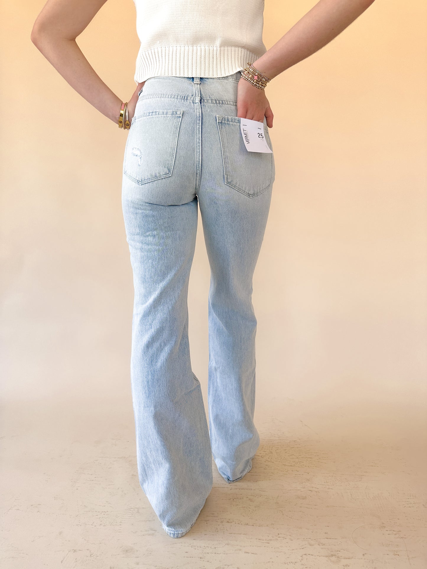 SALT FLATS 90'S VINTAGE ANKLE STRAIGHT JEANS